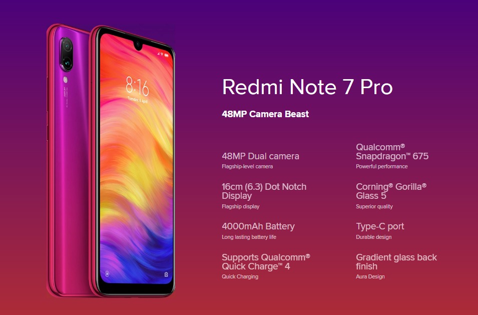Xiaomi Redmi Note 7 4 64gb Характеристики