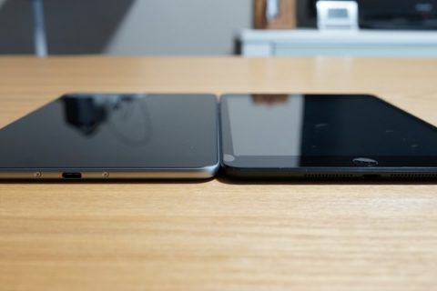 Xiaomi MiPad2 レビュー　iPad miniとの大きさ比較
