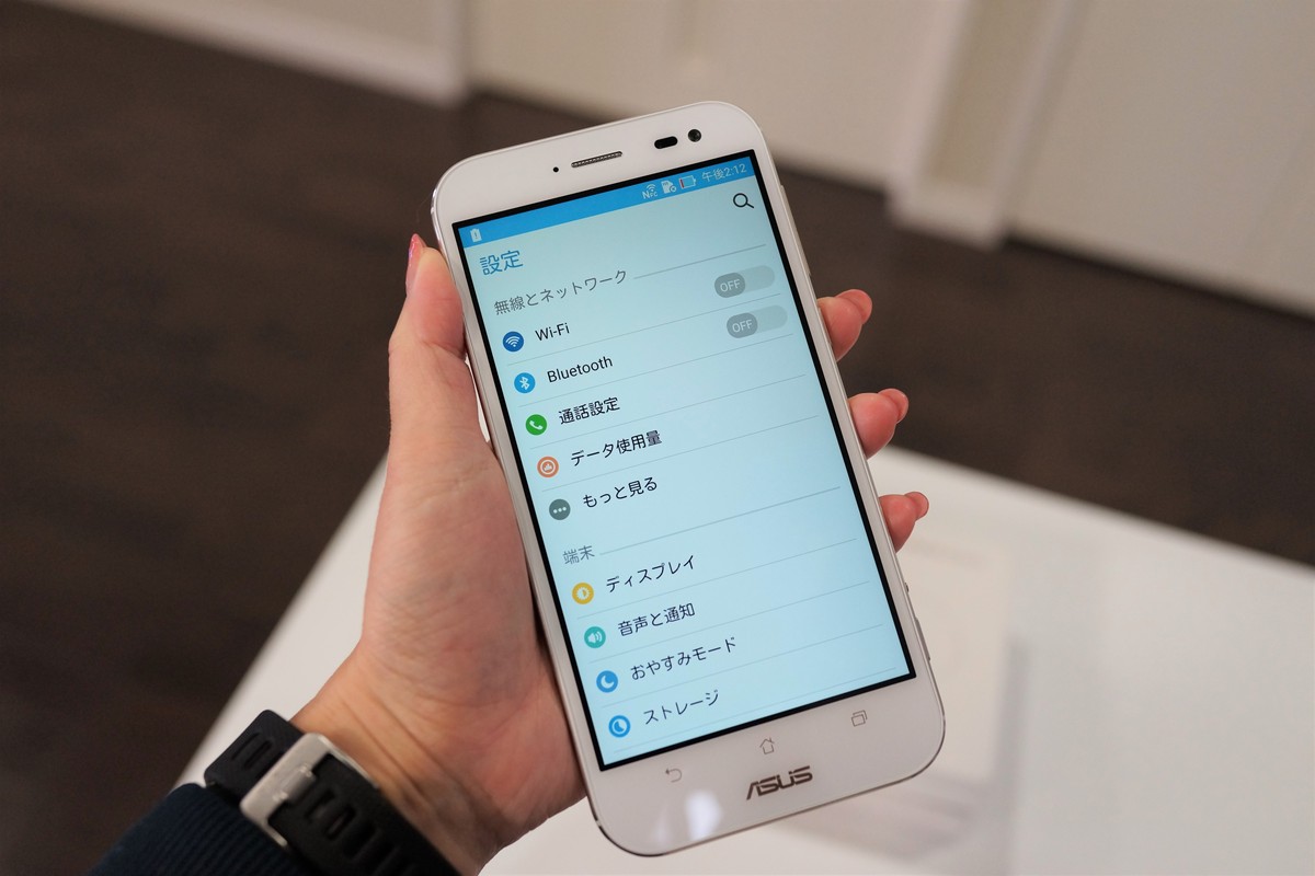 ZenFone Zoom ZX551ML レビュー　日本語に完全対応で使いやすいという参考画像