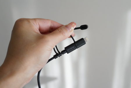 dodocool MFi認定 3in1 変換ケーブル Lightning USB+Type-C+Mirco USB充電ケーブルレビュー