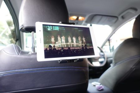 EC Technology タブレット用車載ホルダーレビュー　後部座席用 iPad・iPad mini・Xperiaに