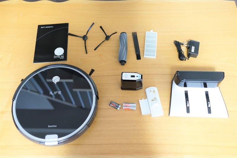 ILIFE A6 Smart Robotic Vacuum Cleaner レビュー　同梱の商品紹介参考画像