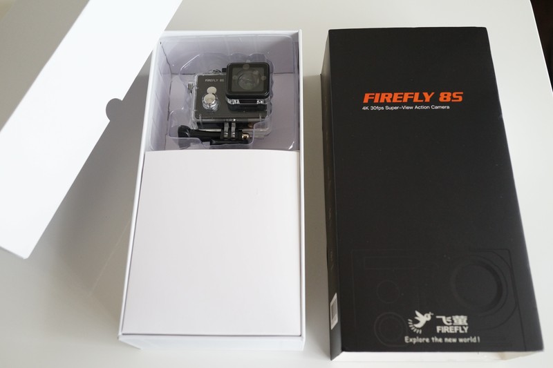 HawKeye Firefly 8S 4K Sports Camera レビュー　梱包などの説明参考画像