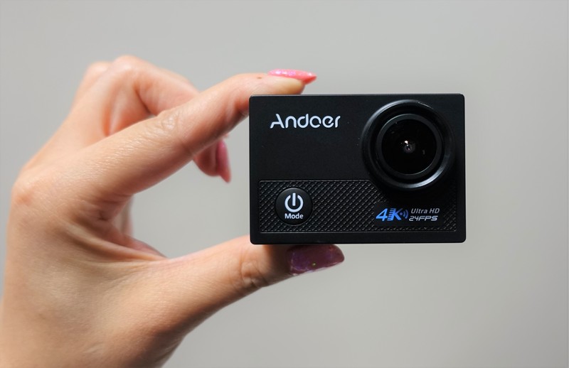Andoer AN5000 アクションカメラレビュー　大きさの説明参考画像