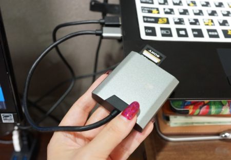 EC Tecnology マルチカードリーダーレビュー USB3.0 9倍速転送可能！　