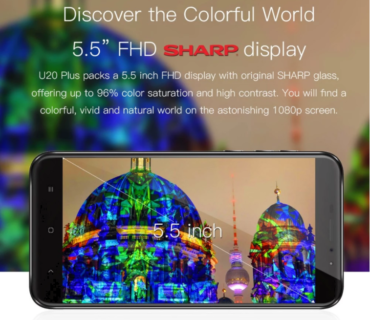 OUKITEL U20 Plus スペックレビュー　背面1300万画素デュアルレンズ搭載【クーポンで$89.99】