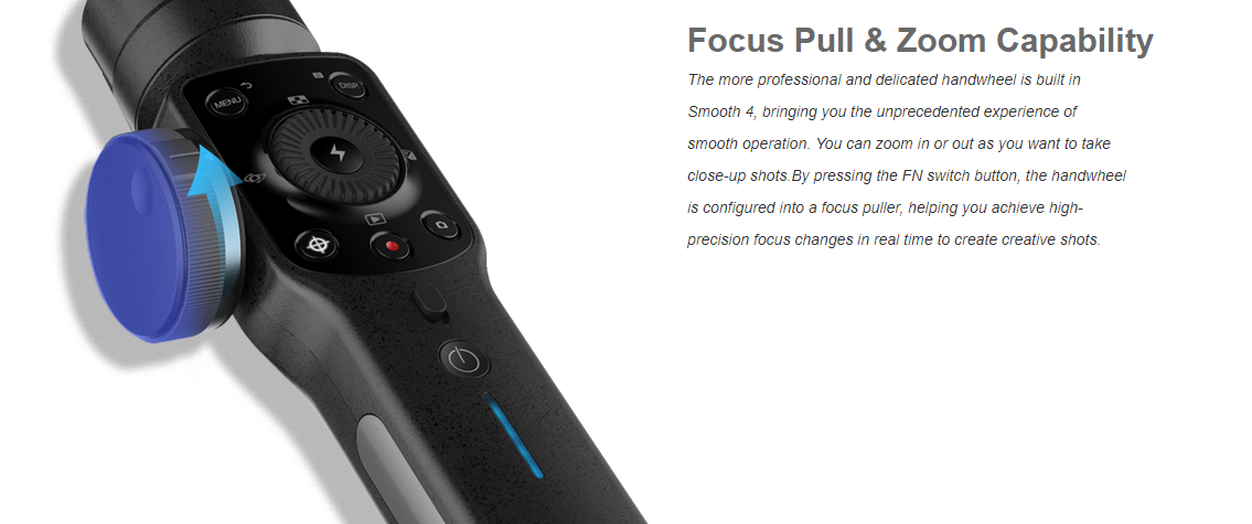 セール価格 92 00 Zhiyun Smooth 4 スマホで手振れ無しの動画撮影を可能にするジンバルスタビライザー ガジェットフリーク