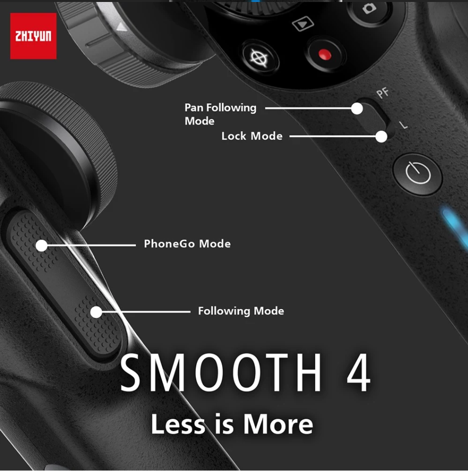 セール価格 92 00 Zhiyun Smooth 4 スマホで手振れ無しの動画撮影を可能にするジンバルスタビライザー ガジェットフリーク