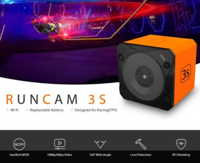 RunCam 3S　1080P 60FPS撮影可能なアクションカメラが$96.99でセール中！