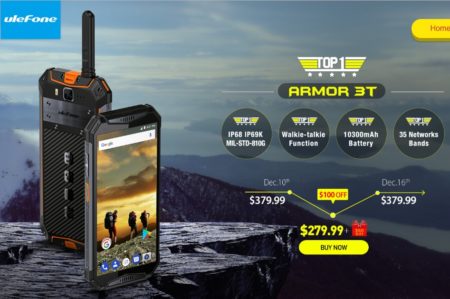 【セールで$249.99】「Ulefone Armor 3T」トランシーバー機能を搭載したB19対応タフネススマホ