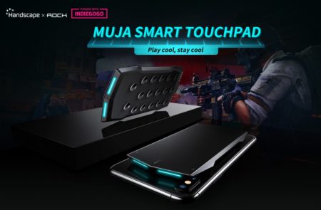 スマホ背面につけるBluetoothゲームコントローラー「MUJA」がIndiegogoに登場！今なら半額購入のチャンス！