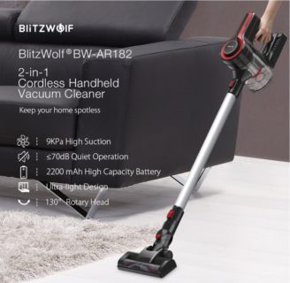 【Banggood×ガジェットフリーク読者プレゼント企画】BlitzWolf® BW-AR182 バッテリーが交換できて9000Paの強力サイクロンハンディー掃除機を2名様にプレゼントします！
