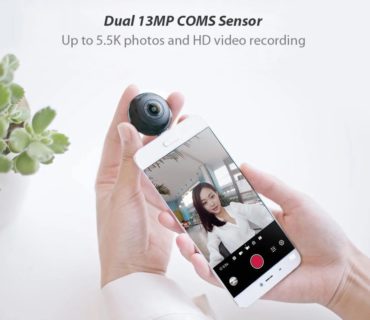 Androidスマホ用のXiaomi MADV Mini 13MP 360度パノラマカメラがクーポンで$45.99（5197円）でセール中