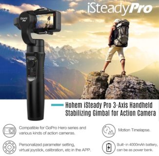 【セール価格$79.99】Hohem iSteady Pro アクションカメラ用3軸ジンバル