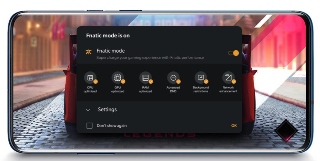 OnePlus 7 Pro レビュー　Fnatic mode搭載