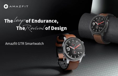 【クーポンで$119.99】Amazfit GTR 47mm登場！5ATM防水・24日間のバッテリー駆動・GPS搭載です