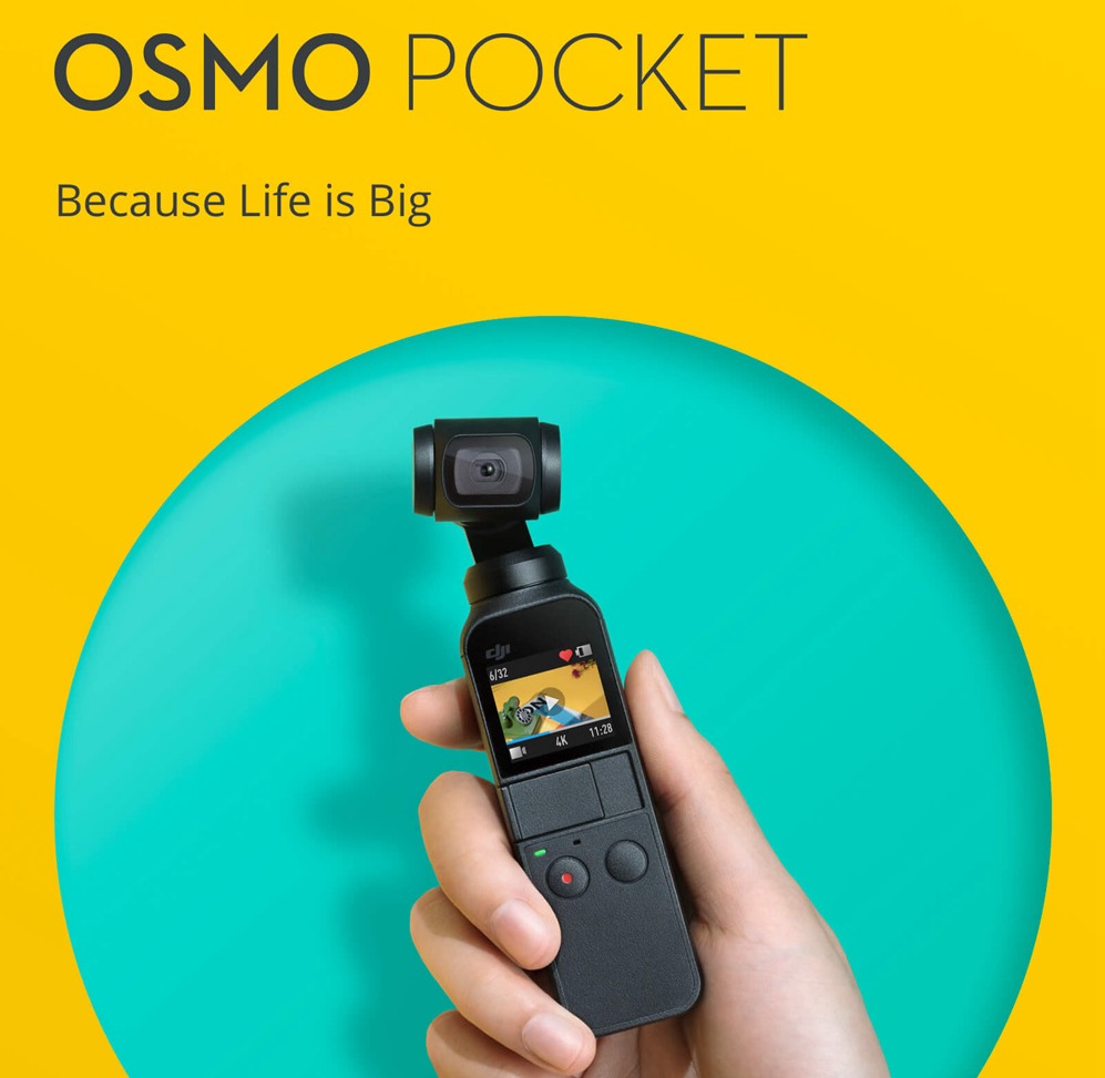 DJI Osmo Pocket スペックレビュー　