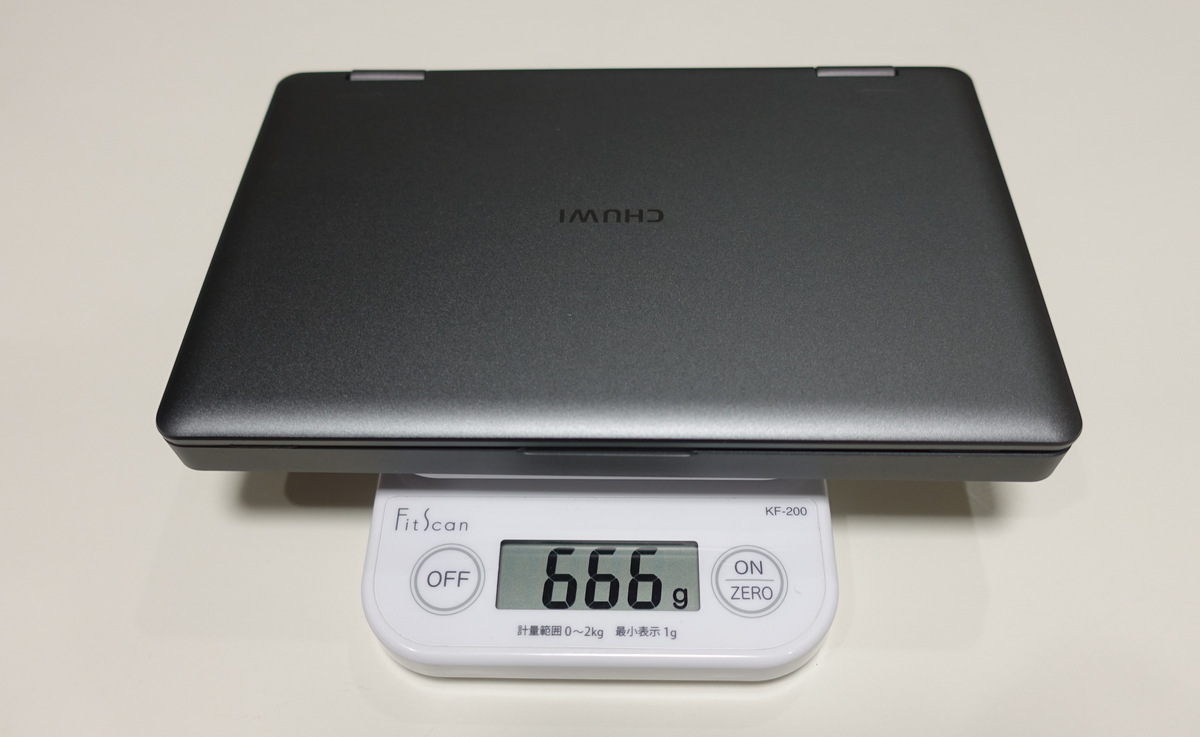 CHUWI MiniBook レビュー　日本語キーボード16GB/8100Y版