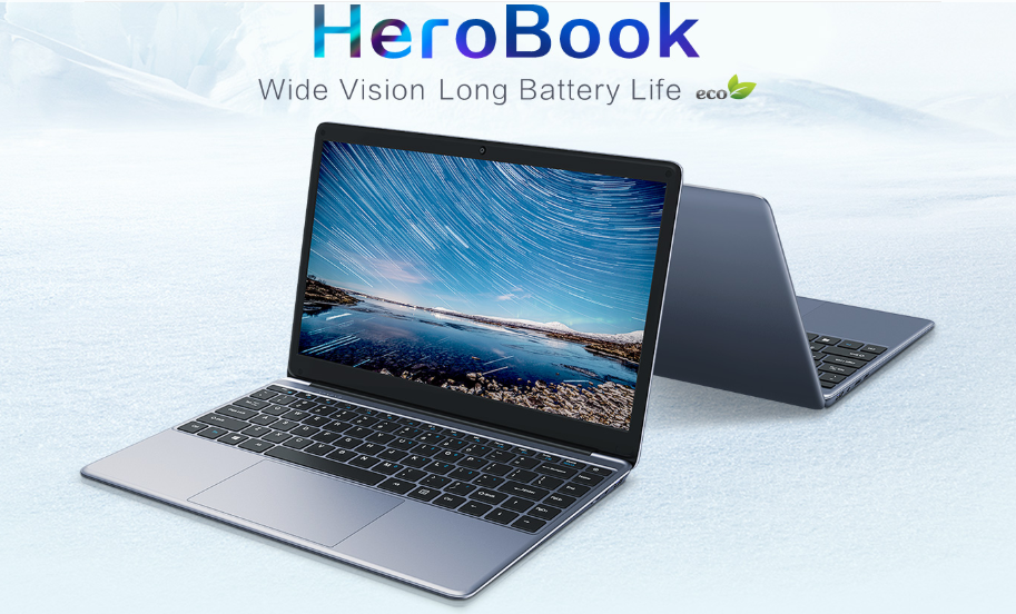 14.1インチラップトップ Chuwi HeroBook のスペックレビュー