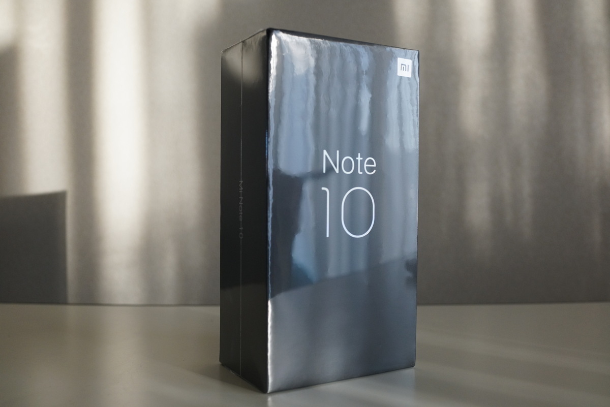 Xiaomi mi note 10 外観写真レビュー