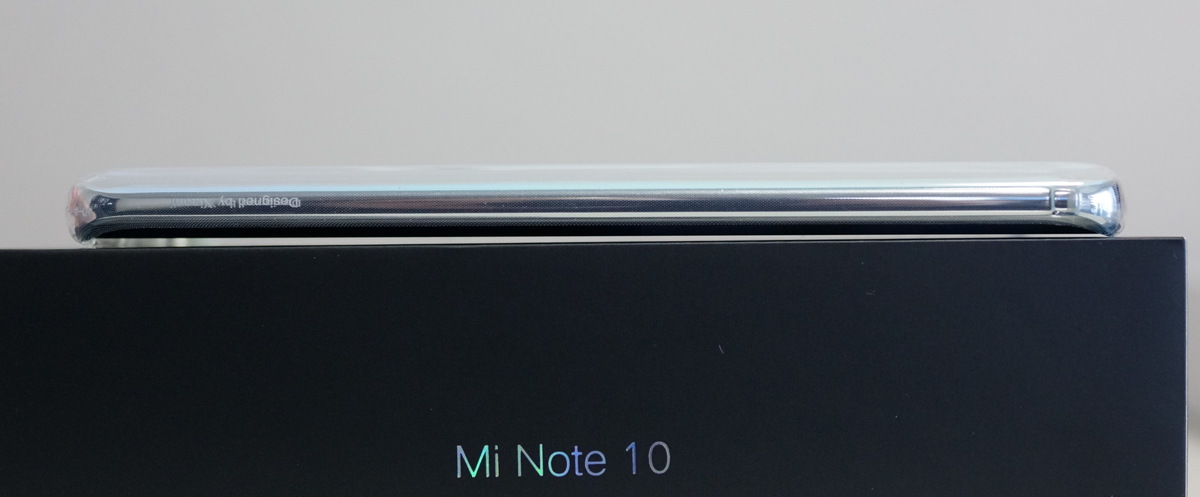 Xiaomi mi note 10 レビュー 外観の参考写真