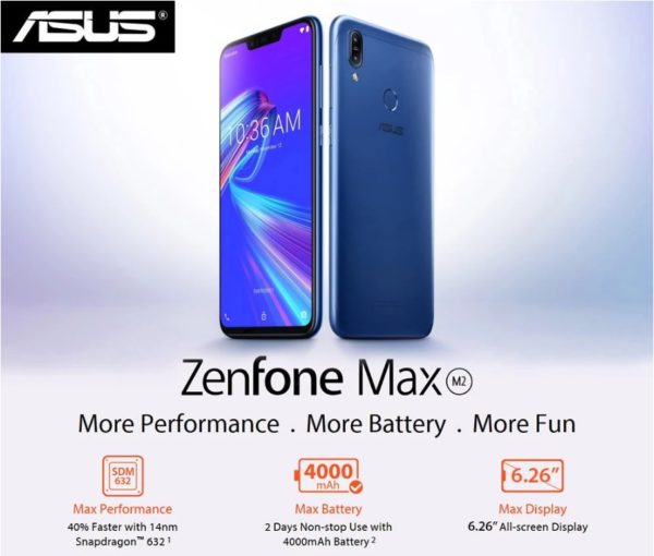 ASUS Zenfone Max M2 ZB633KL スペックレビュー