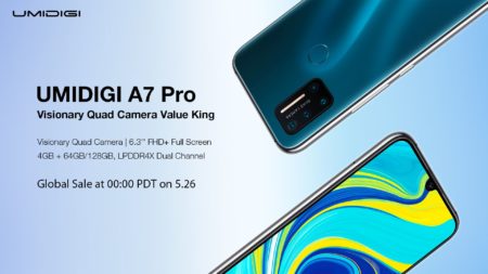 UMIDIGI A7 Pro 登場！フルバンド対応、クアッドカメラ搭載で$150以下というコスパ最強スマホ