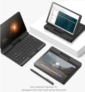 『One Netbook A1』M3-8100Y・7インチ・画面が360度回転するUMPCが$589.99よりセール中！