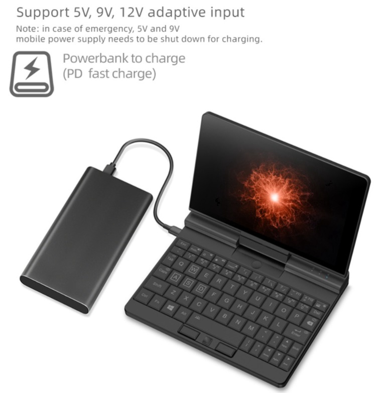『One Netbook A1』M3-8100Y・7インチ・画面が360度回転するUMPCのスペックレビュー