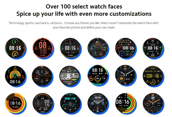 血中酸素濃度計測付きのXiaomi Mi Watchの機能の紹介