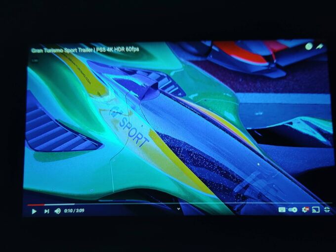 VANKYO LEISURE 490Wプロジェクターの映像参考写真