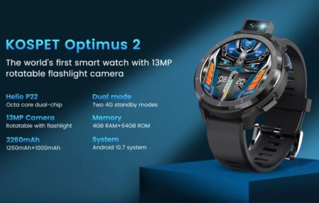 【クーポンで$176.99】90度回転可能な13MPカメラ搭載 KOSPET OPTIMUS 2 が登場！