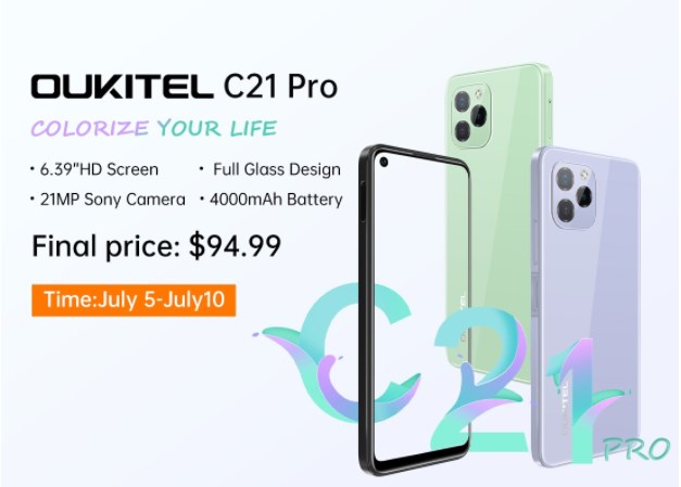 OUKITEL C21 Pro レビュー
