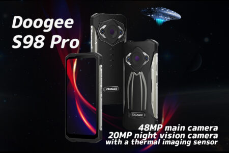 Doogee S98 Pro 登場　48MPメインカメラ+20MP暗視カメラ+サーマルカメラ搭載タフネススマホ