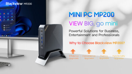 第11世代インテル® Core™ i5-11400Hプロセッサー、16GB RAMおよび最大128GB RAM拡張、512GB SSDおよび最大2TBスケーラブルHDDを搭載したBlackview MP200が登場